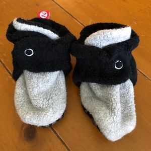 Zutano Fleece Baby Booties size 12months